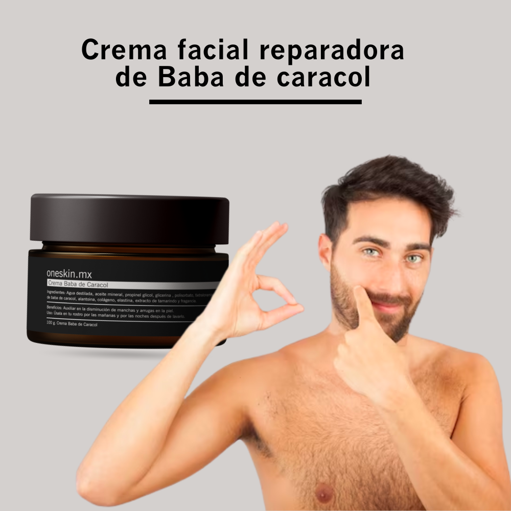 Crema Facial de Colágeno & Baba de caracol (Fórmula mejorada)