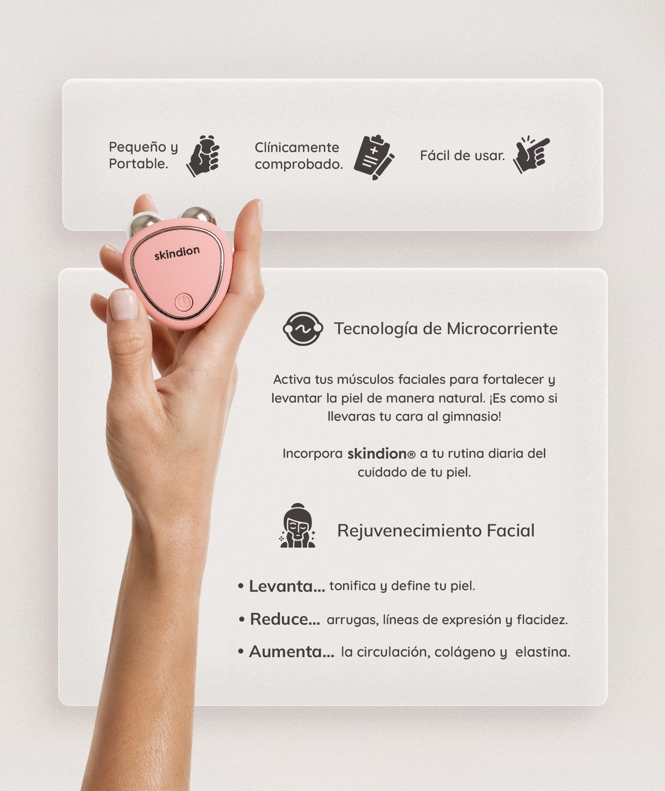 Dispositivo de Rejuvenecimiento Facial Skindion