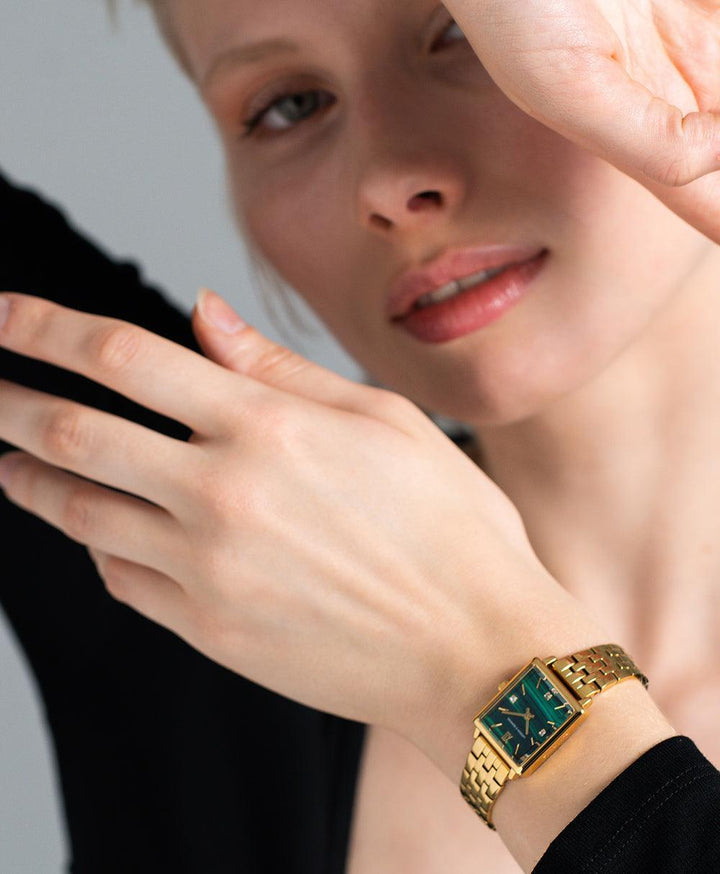 RELOJ ELEVATE GOLD GREEN (IMPORTADO ITALIA)
